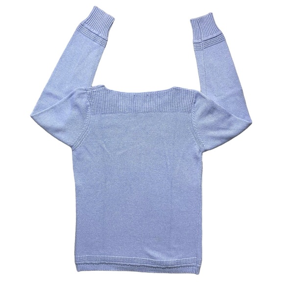 Benedetta B Sweater Cashmere Blend Periwinkle Blue L - Picture 6 of 15